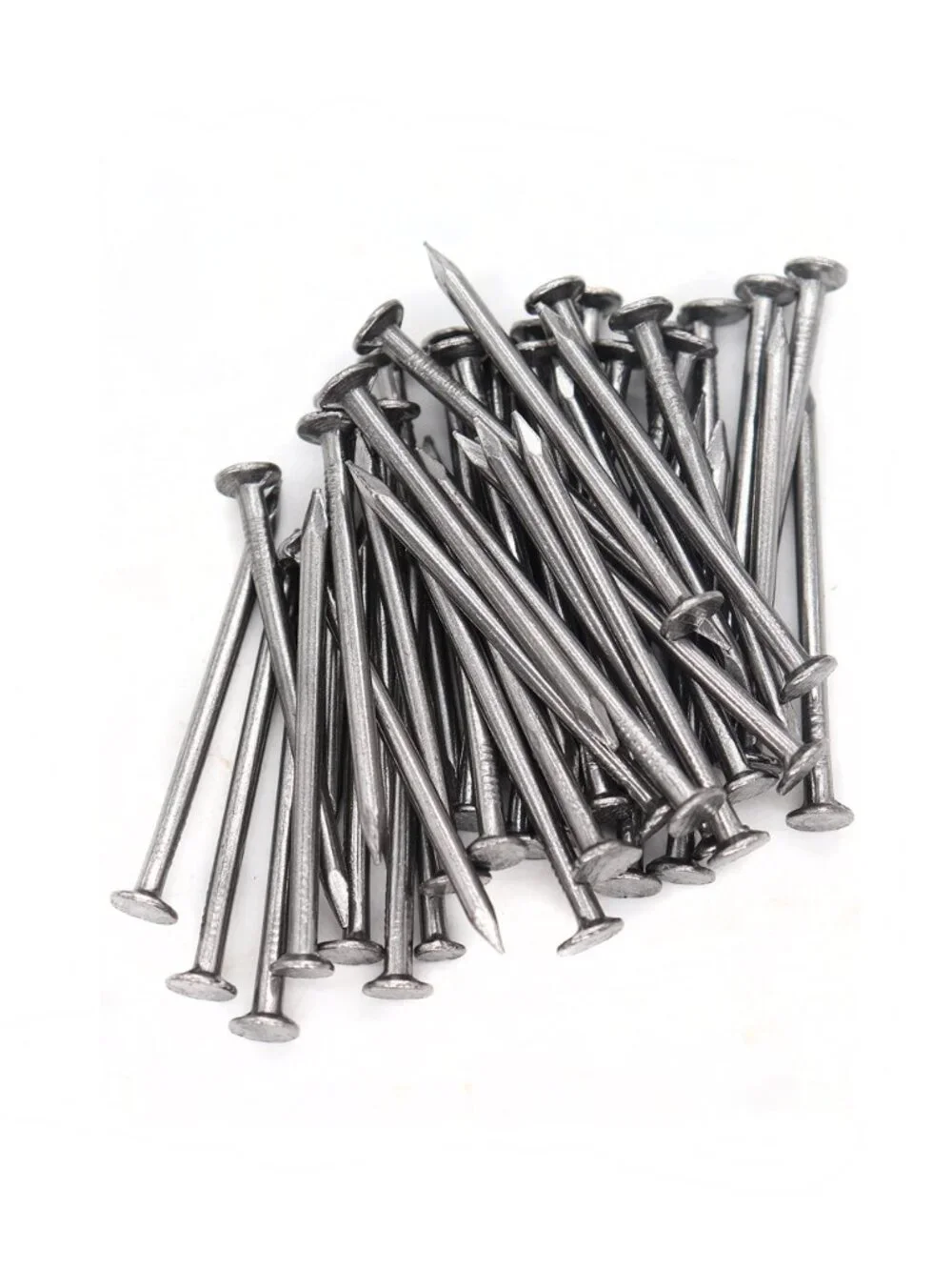 cSeao 300pcs 20mm / 0.75 Inch Length Flat Nails for Picture Wall Hanging, Wood N